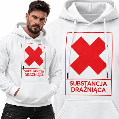 BLUZA Z KAPTUREM SUBSTANCJA DRAŻNIĄCA